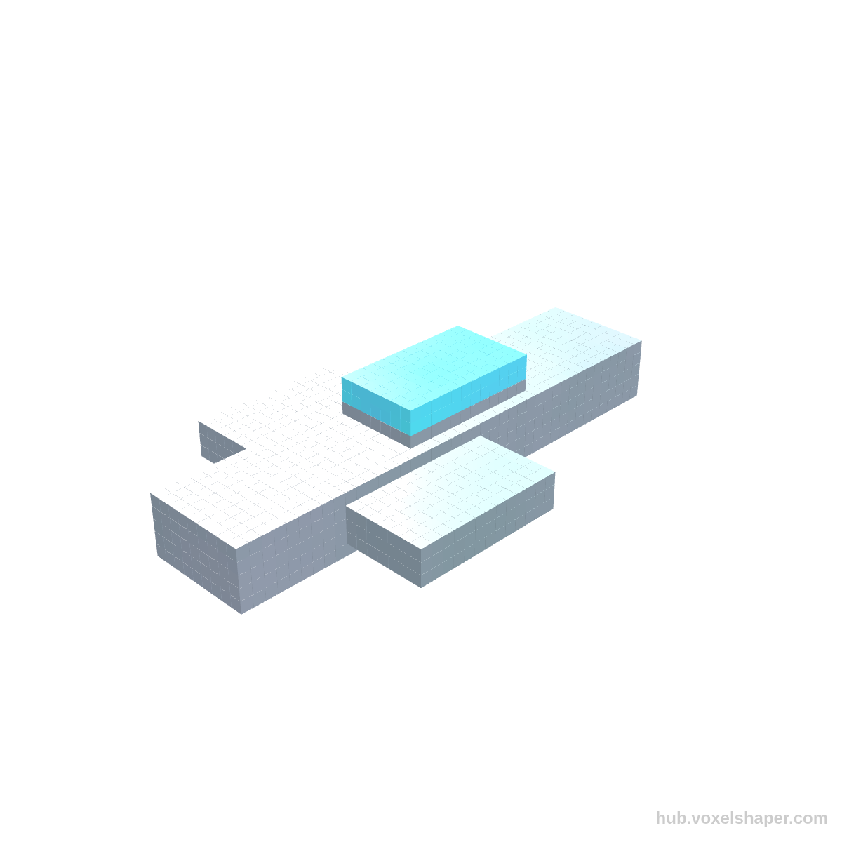 VoxelShaper 3D model Spaceship