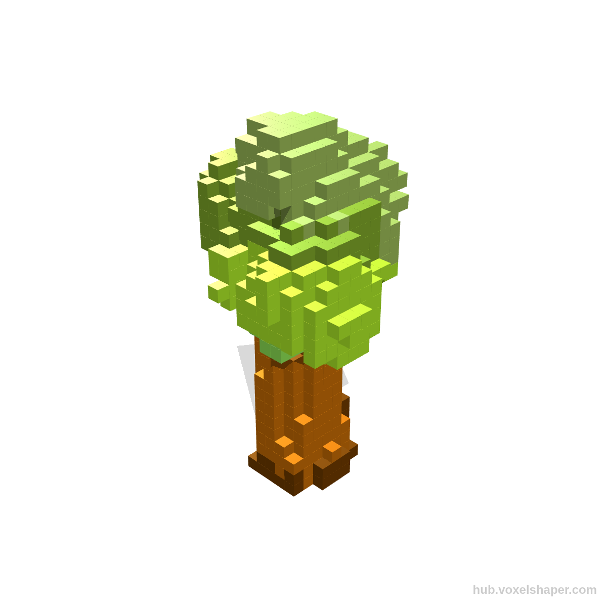 VoxelShaper 3D model A Simple Tree