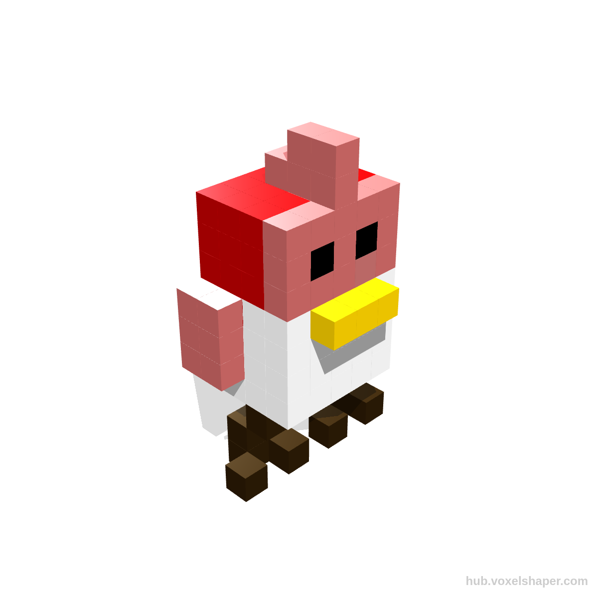 VoxelShaper 3D model The Bird